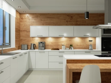 Reforma de cocina con isla en barrio de la sal